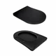 Унітаз підвісний Qtap Taurus Ultra Quiet 515×360×350 мм, Matt Black, з сидінням Slim Duroplast / Soft-close / Quick Release - изображение 8
