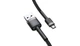 Кабель Micro USB to Type-C Baseus Cafule 2A 3m 480Mbps Rapid Charge Data Cable, чёрный (CAMKLF-HG1) - зображення 3