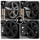 Автофарба для дисків рідка гума К2 COLOR FLEX 400 мл Чорна матова (L343CM) - изображение 2