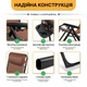 Раскладное кресло шезлонг LEOBRO Zero Gravity Premium Brown (LB-ZGC-G2-BRN) - изображение 5