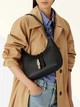 Torebka bagietka damska ze skóry naturalnej mała Furla Goccia WB01500BX3353O60001007 Czarna (800070331240) - obraz 2