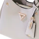 Сумка крос-боді жіноча зі штучної шкіри середня Guess Meridian HWBG6974050 IVO Молочна (800070352361) - зображення 5
