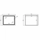 Зеркало Lidz Kubis KU2 1000x800 с LED-подсветкой Touch, антизапотеванием, белый пластик - изображение 2