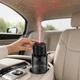 Автомобильный ароматизатор‑увлажнитель для авто с LED‑проектором звездного неба, ультразвуковым увлажнением и питанием от USB компактный для подстаканника - изображение 9