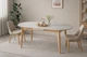Раскладной обеденный стол ALBERTO CERAMIC 160(200) × 90, бежевый матовый / дерево Intarsio - изображение 2