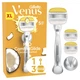 Бритва Gillette Venus Pro ComfortGlide Coconut с 3 сменными картриджами + крючок для бритвы (8700216970105) - изображение 1
