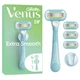 Бритва Gillette Venus Extra Smooth с 4 сменными картриджами + крючок для бритвы (8700216969956) - изображение 1
