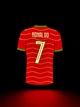 LED Нічник Лайтбокс Portugal Cristiano Ronaldo Light Box (15,5х21х3см) Для Дому Світильник Збірна Португалії з футболу Кріштіану Роналду - изображение 2
