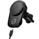 Автодержатель с БЗУ Hoco HW36 Electric 15W with cooler (air outlet) Black - изображение 1