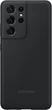 Чохол Silicone Cover для Samsung Galaxy S21 Ultra (G998) (EF-PG998TBEGRU) Black - изображение 1