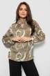 Блуза жіноча з принтом бежевий 230R226-5 AGER M - зображення 1