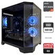 Игровой ПК Qube Crystal ARGB Black Tower / AMD Ryzen 5 5500 (6 (12) ядер по 3.6 - 4.2 GHz) / 16 GB DDR4 / 500 GB SSD / AMD Radeon RX 5700 XT, 8 GB GDDR6, 256-bit б/у - изображение 1