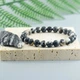 Браслет із натуральної яшми Zebra stone - зображення 3