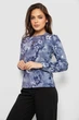 Блуза женская с принтом, цвет джинс, XS, 230R1122-11 - изображение 3