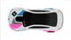 Тематична Машинка Hot Wheels BMW M4 Neon Speeders 1:64 JKY02 White - зображення 5