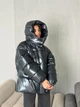 Пуховик женский лаковый M-L sane-Ph4 - изображение 2