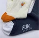 Набір шкарпеток чоловічих 2 пари FUN Socks 36-40 Бежевий Синій - изображение 3