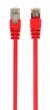 Патч-корд Cablexpert PP22-2M/R, FTP, литой, 50u" штекер с фиксатором, 2 м, красный - изображение 1