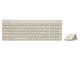 Комплект беспроводная клавиатура с мышью A4Tech Fstyler FG2400 Air (Beige), цвет бежевый - изображение 1