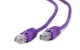 Патч-корд Cablexpert PP12-0.25M/V, UTP, категория 5E, литой, 50u" штекер с фиксатором, 0.25 м, фиолетовый - изображение 2