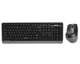 Комплект беспроводная клавиатура с мышью A4Tech Fstyler FGS1035Q, серый цвет - изображение 1