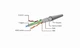 Патч-корд Cablexpert PP6-1M, FTP, CAT 6, штекер с фиксатором, 1.0 м, серый - изображение 3