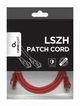 Патч-корд Cablexpert PP6A-LSZHCU-R-0.5M, S/STP, литой, 50u" штекер с фиксатором, 0,5 м, красный - изображение 4
