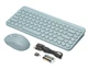 Комплект беспроводная клавиатура с мышью A4Tech Fstyler FG3200 Air (Blue), цвет голубой - изображение 3