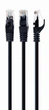 Патч-корд Cablexpert PP6U-1M/BK, UTP, категория 6, литой, 50u" штекер с фиксатором, 1 м, черный - изображение 1