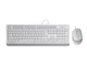 Комплект проводная клавиатура с мышью A4Tech Fstyler F1010, USB, белый цвет - изображение 1