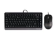 Комплект проводная клавиатура с мышью A4Tech Fstyler F1110, USB, серый цвет - изображение 1