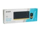 Комплект беспроводная клавиатура с мышью A4Tech Fstyler FG1110, черный+желтый цвет - изображение 7