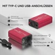 Инвертор 12В-220В 300W для авто ALLWEI с USB и Type-C - изображение 7