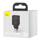 Сетевое зарядное устройство Baseus Super Si Quick Charger 1C 20W EU Black - изображение 2