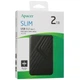Зовнішній жорсткий диск PHD External 2.5'' Apacer USB 3.2 Gen. 1 AC236 2Tb Black (color box) - изображение 2