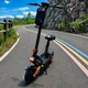 Электросамокат с сиденьем Giant Blade GT Pro Sport 3200Вт (1600х2) 26Ah спортивная серия полный привод скорость до 70км в час 48V с круиз-контролем NFC ключом электронной сигнализацией LED подсветкой и фарой электрический самокат гиант - изображение 4