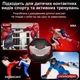 Капа для боксу мма дитяча боксерська бокс для боксерів захисна GDragon для карате тхеквондо кікбоксингу тайського боксу єдиноборств для зубів спортивна анатомічна для дітей тришарова силіконова з термопластика Чорно-біла 1_1_S_1 - зображення 7