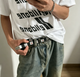 Стильний шкіряний ремінь Enfants Riches Déprimés (ERD) Checkerboard Face Belt opium skate drip drill archive y2k . Пояс ЄРД - зображення 5
