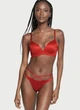 Комплект Victoria’s Secret Push up Червоний 34D-M - изображение 4