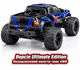 Радиоуправляемая машинка REMO Hobby M-Max 1031 1/10 4WD монстр-трак, LiPo 3300mAh, 40 км/ч, 2.4GHz, синяя - изображение 2