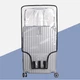 Захисний чохол для валізи TranspCover, 55×41×26 см, прозорий - зображення 3