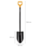 Лопата штыковая удлиненная 126.5 см сталь для садовых работ Fiskars CS-0083 - изображение 6