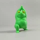 Декоративная фигурка Лягушка-йог Поза Воина из PLA-пластика, салатовая, 3D-печать, высота 7,5 см - изображение 9