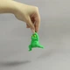 Декоративная фигурка Лягушка-йог Поза Воина из PLA-пластика, салатовая, 3D-печать, высота 7,5 см - изображение 6