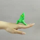 Декоративная фигурка Лягушка-йог Поза Воина из PLA-пластика, салатовая, 3D-печать, высота 7,5 см - изображение 7