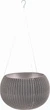Подвесной горшок Keter Cozies M 9,4 л пластик овальный 36x36x22,5 см коричневый - изображение 2