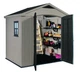 Садовый дом KETER FACTOR 8x6 пластиковый 256,5x182x243 см бежевый - изображение 3