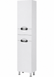 Пенал Ніколь VRP01K 35×30×190 см, лівий, підлоговий, із кошиком, фурнітура BLUM, корпус ЛДСП, фасад МДФ, білий - изображение 2