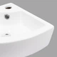 Раковина подвесная Valeso A154B 435x320 угловая, белая глянцевая - изображение 4