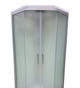 Душовий бокс VERONIS BN-1-90 90×90×215 см, п'ятикутний, матове скло, матовий профіль, низький піддон - изображение 4